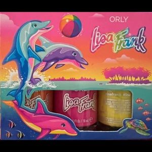 Orly Lisa Frank Nail Polish trio Dancing Dolphins NEW